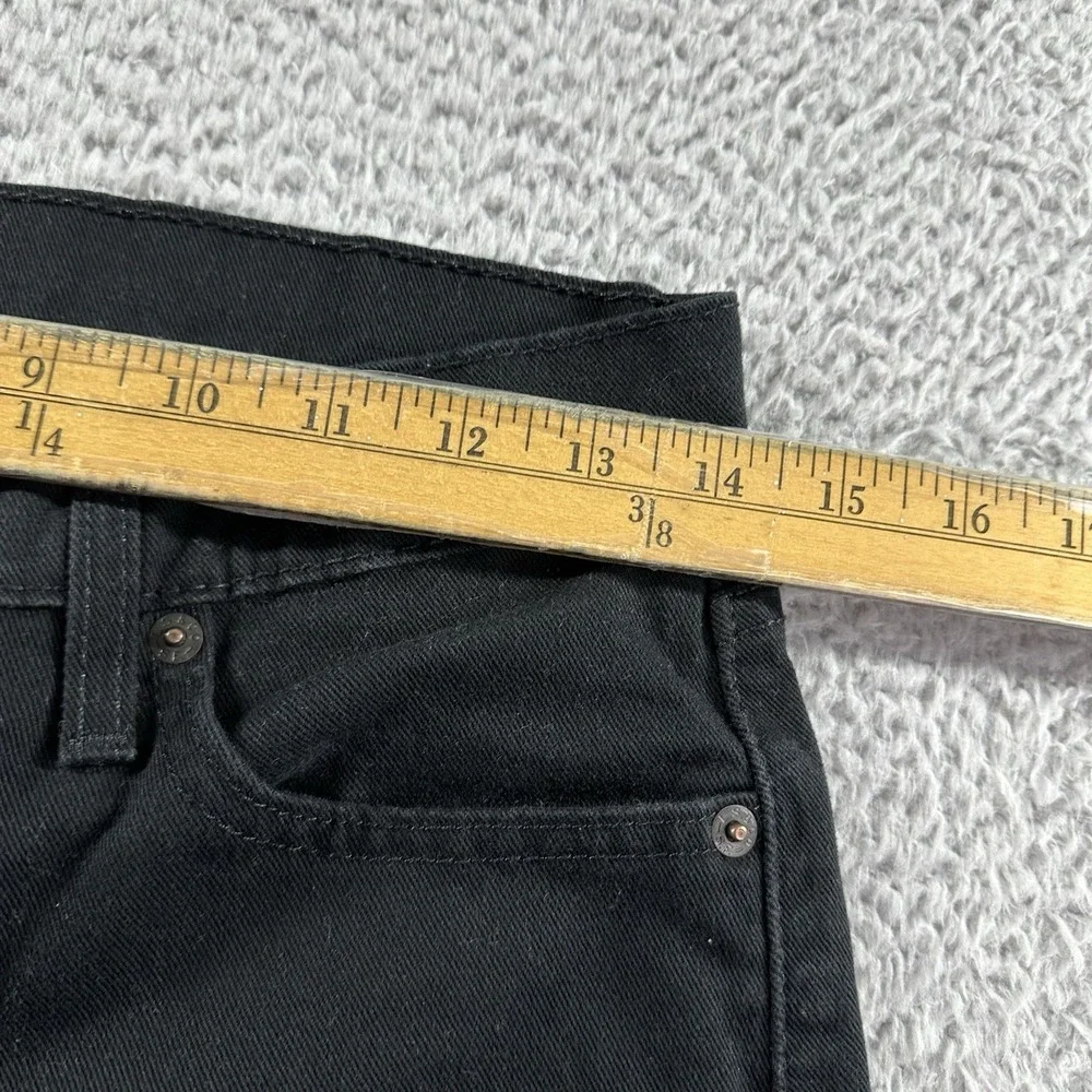 Levi's 510 Jeans Mens‎ 29x32 (29x25) Black Stretch Skinny Straight Grunge Emo